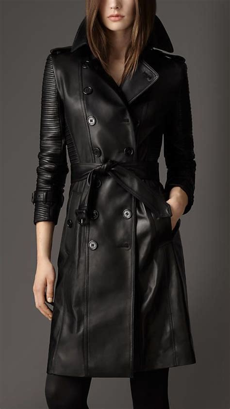 burberry leren jas|burberry coats for women.